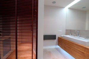 Projekt aranżacji wnętrza łazienki w mieszkaniu w Warszawie